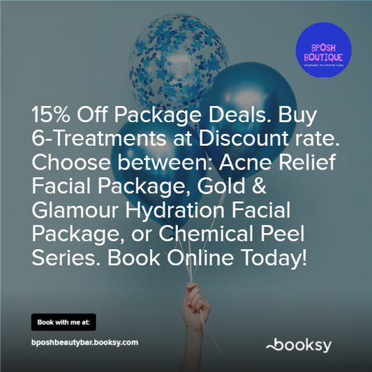 15% Off Customized Facial Package Deals