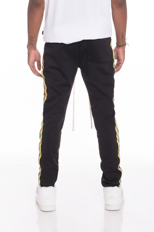 Men's Rasta Taped Track Pants