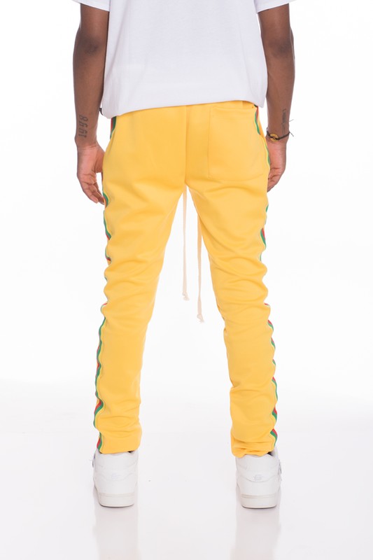 Men's Rasta Taped Track Pants