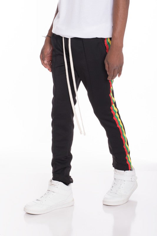 Men's Rasta Taped Track Pants
