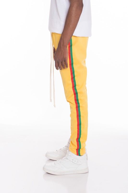 Men's Rasta Taped Track Pants