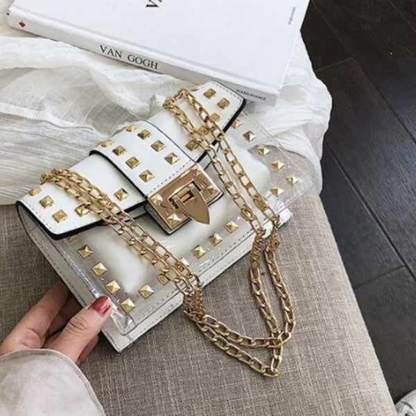 Betty Shoulder Bag-Clear Purse