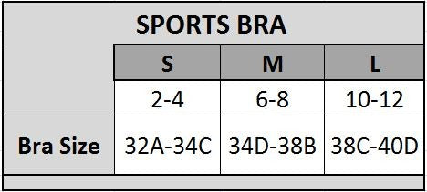 Red Garden Color Block Activewear Sports Bra