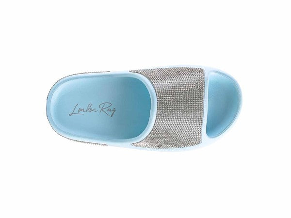 DUMBA Diamante Fashion Sliders