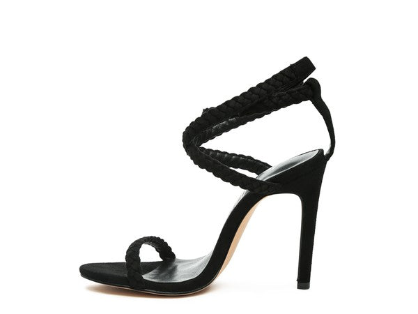 Sherri Suede Stiletto Sling Back Heel Sandals