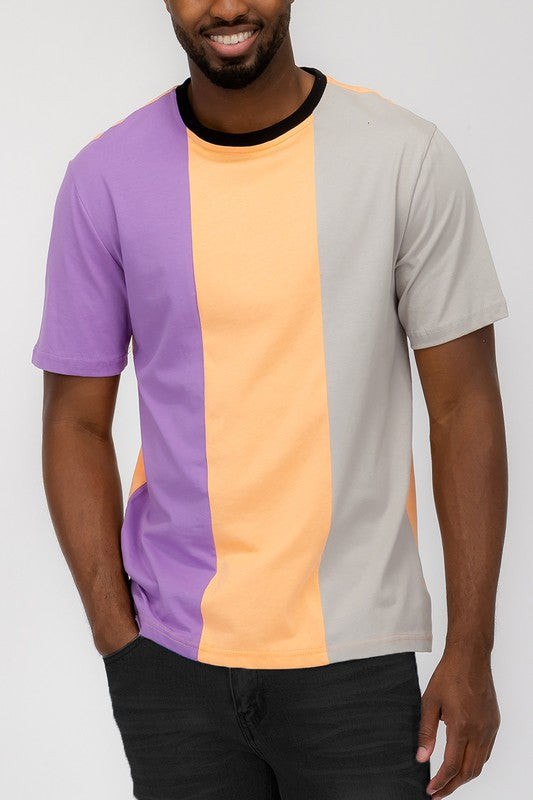 Weiv's Vertical Color Block Tee