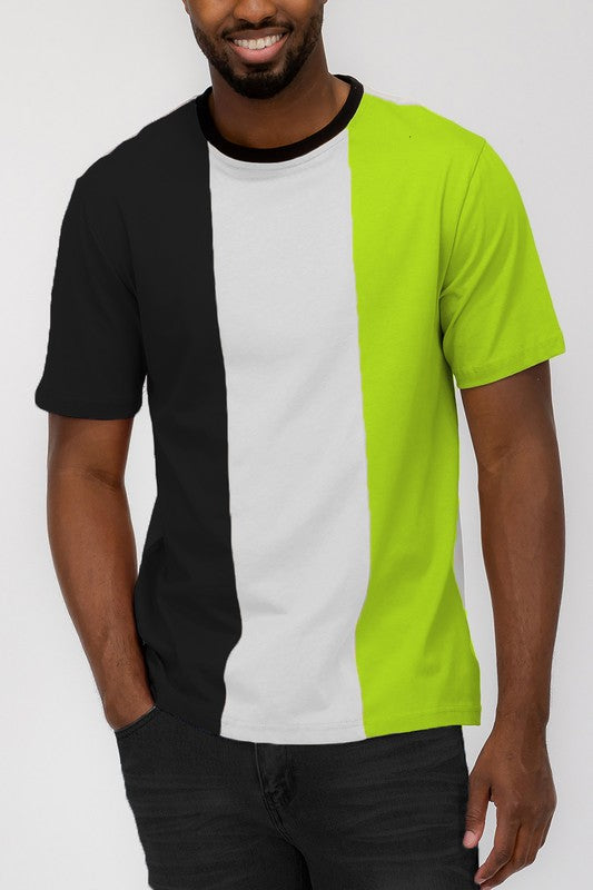 Weiv's Vertical Color Block Tee