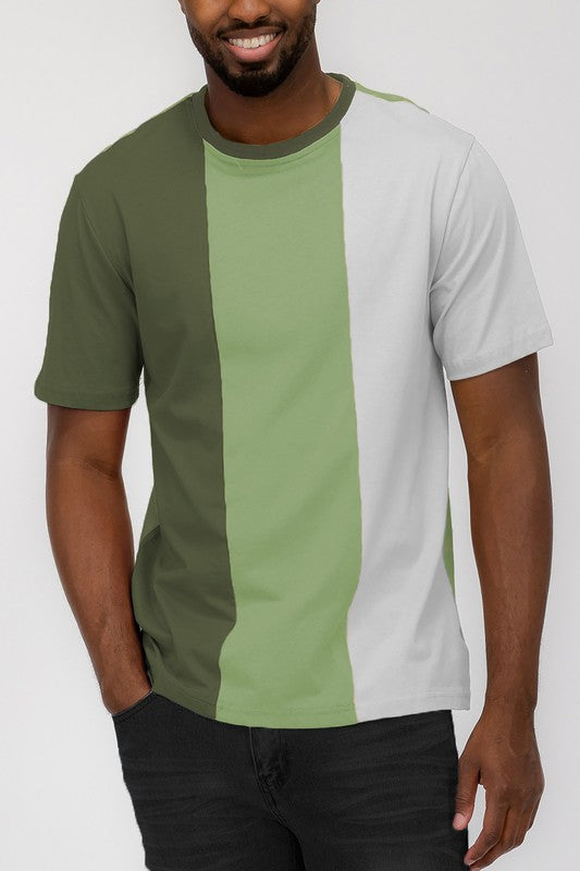 Weiv's Vertical Color Block Tee