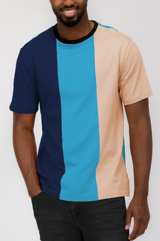 Weiv's Vertical Color Block Tee