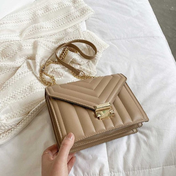 Roxy Shoulder Quilted Design Handbag