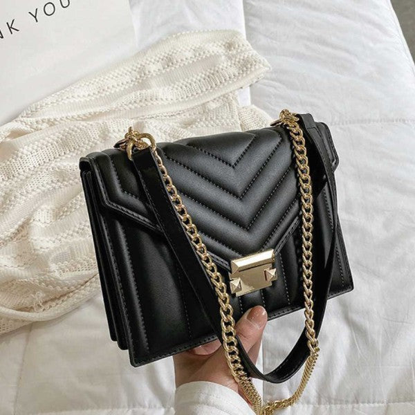 Roxy Shoulder Quilted Design Handbag