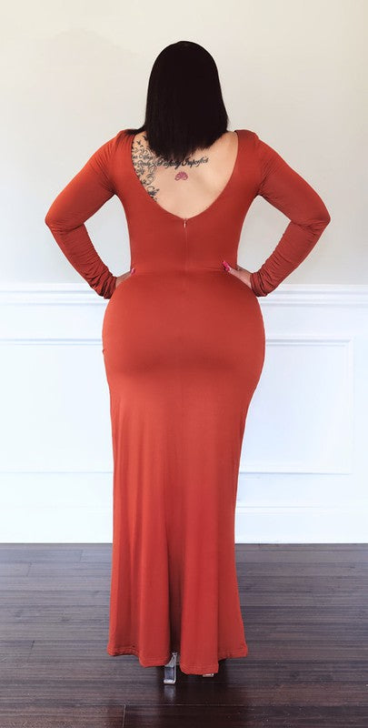 Women's Bodycon Asymmetrical Maxi Dress