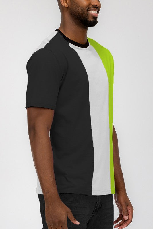 Weiv's Vertical Color Block Tee