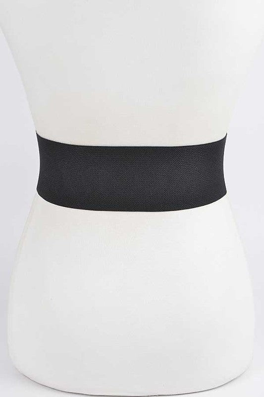 Tonal Buckle Elastic Belt
