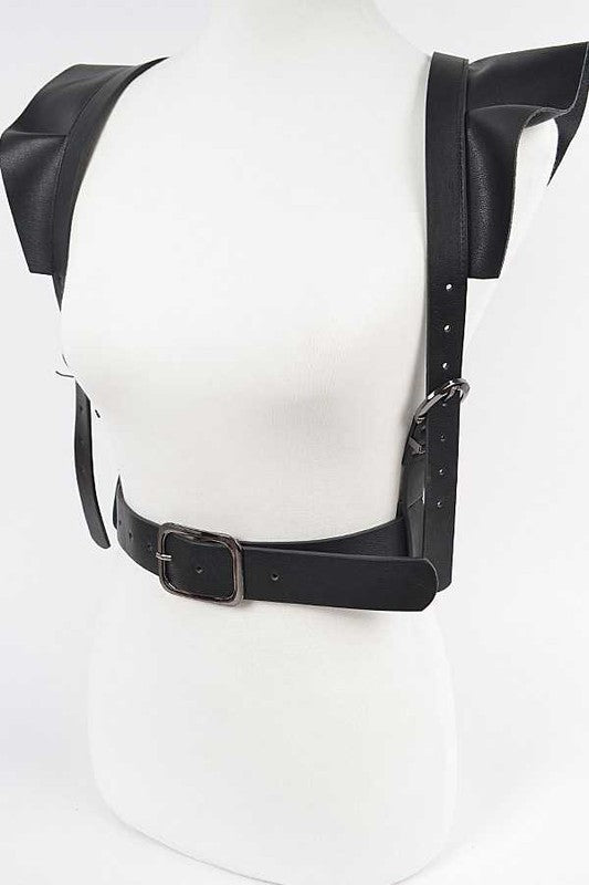 Ruffle Sleeve Harness Belt