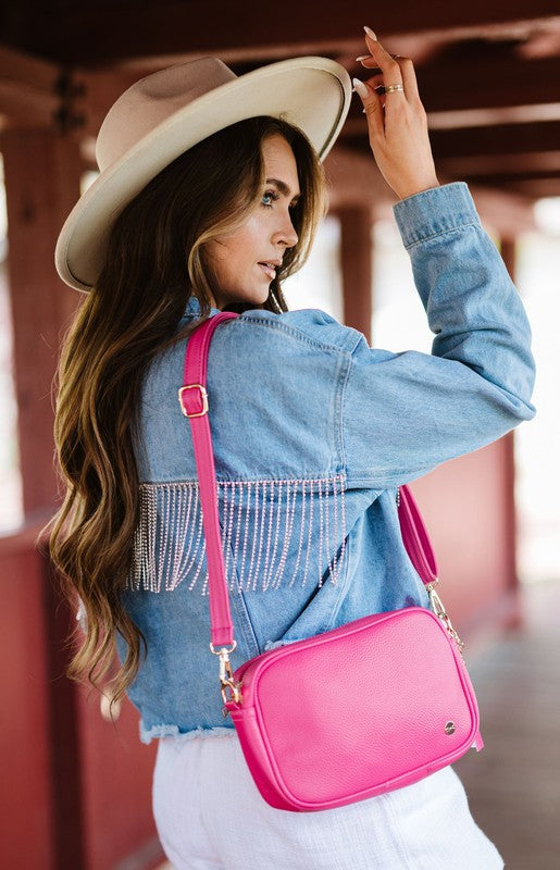 Dolly Vegan Leather Crossbody Clutch Purse