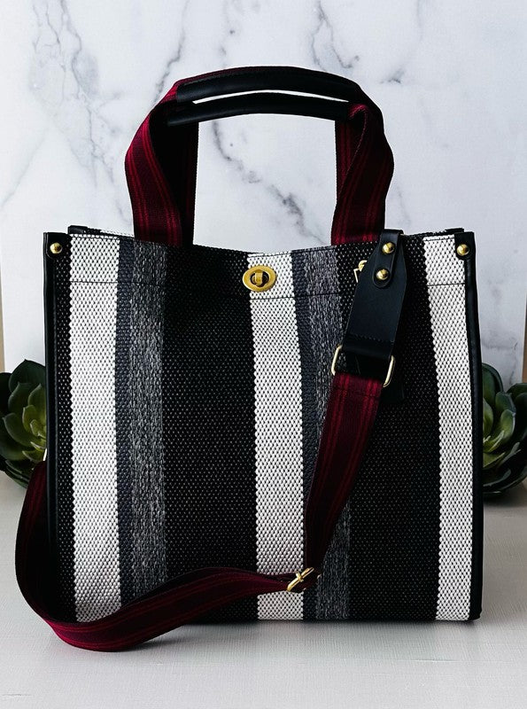 Stripe Tote Bag
