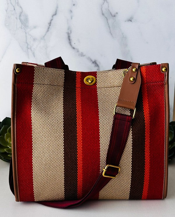 Stripe Tote Bag