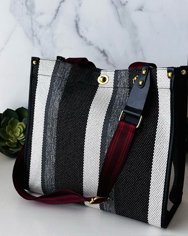Stripe Tote Bag