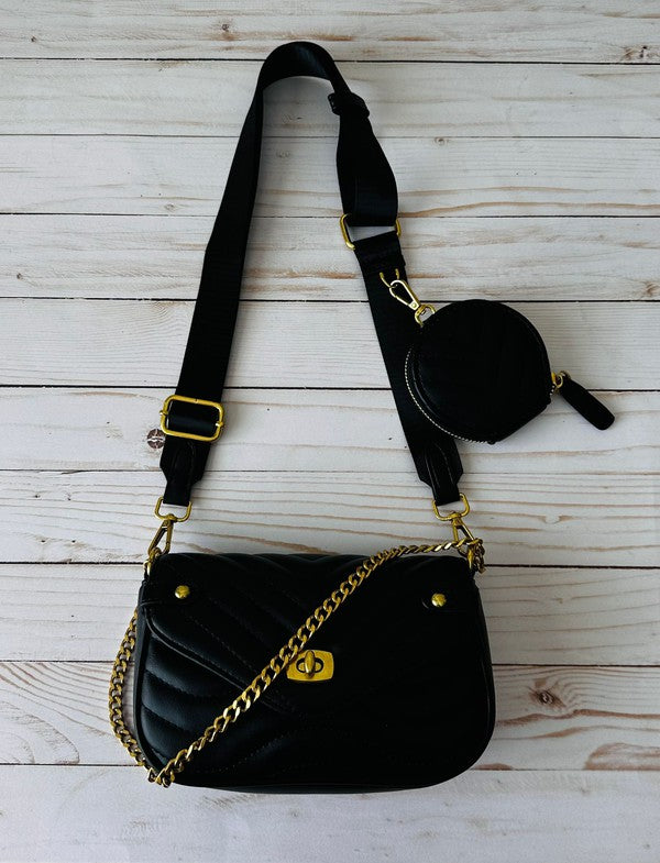 Louise Quilted Crossbody Bag