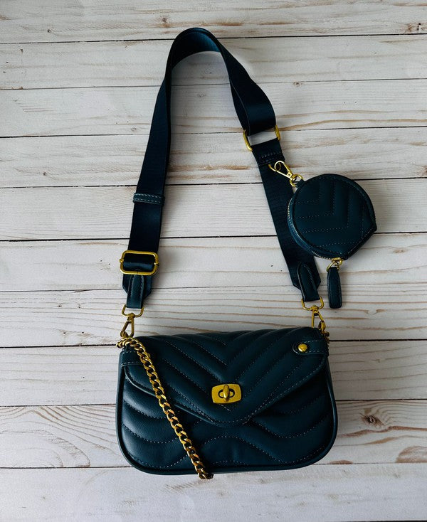 Louise Quilted Crossbody Bag