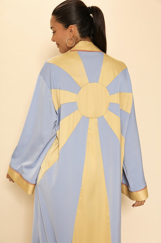 Sunburst Maxi Kimono