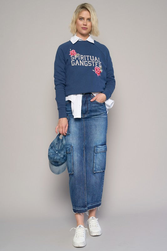 Women's Maxi Cargo Skirt