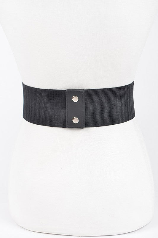Sequins Flower Plus Size Elastic Belt