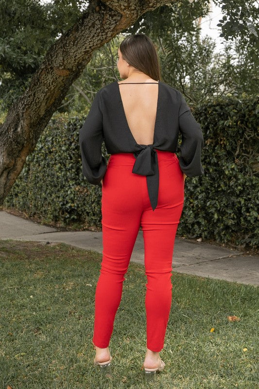 Plus Size Paper Bag Millennium Pants