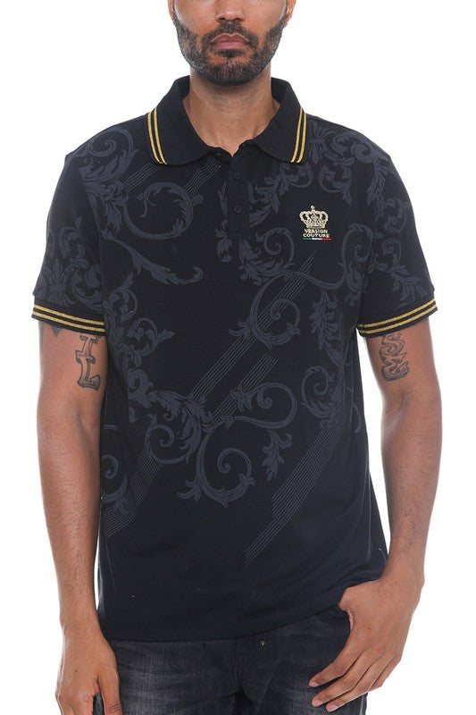 Men's Version Couture Polo Button Down Shirt