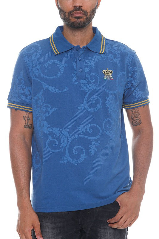 Men's Version Couture Polo Button Down Shirt
