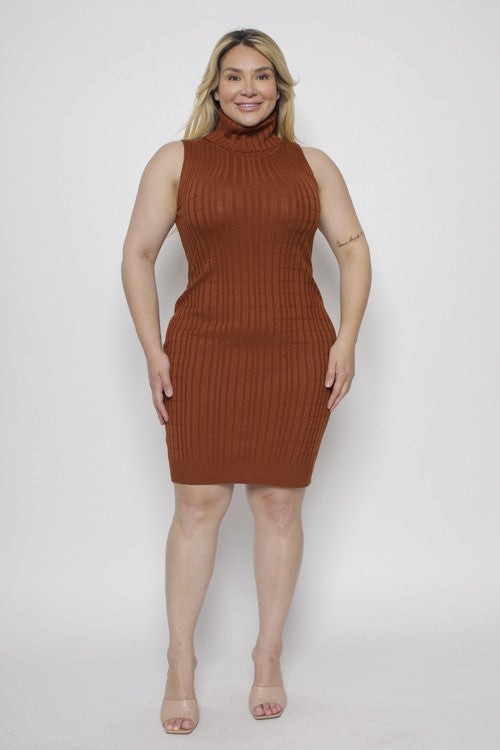 Plus Size Sweater Knit Turtleneck Bodycon Mini Dress – BPosh Beauty Bar – BPosh Beauty Bar & Boutique
