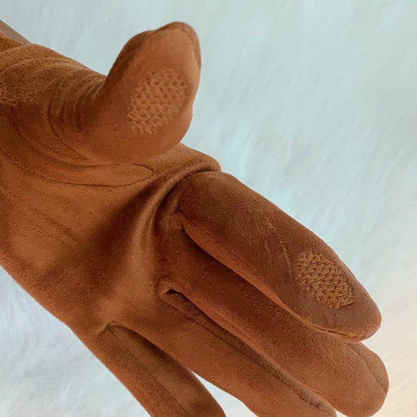 Buttered Vegan Leather Motorcycle Gloves