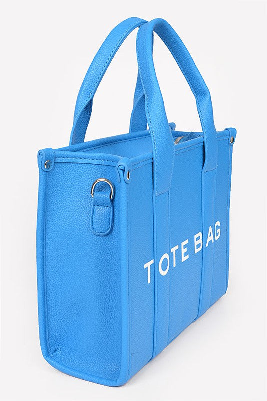 Luxury Faux Leather Small Tote Bag