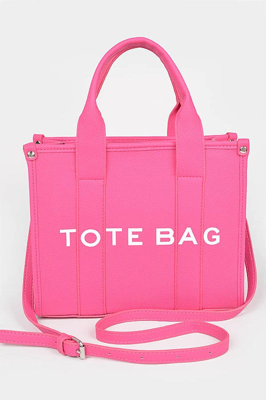 Luxury Faux Leather Small Tote Bag