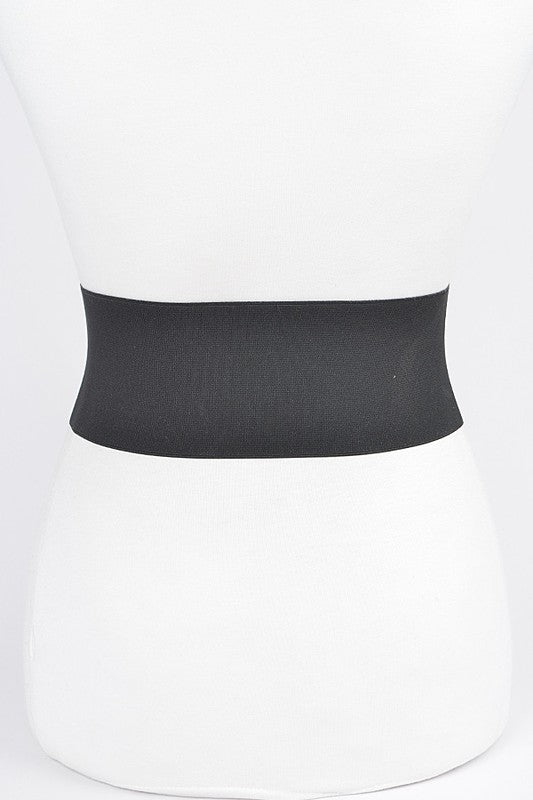 Metal Buckle Elastic Initial Belt