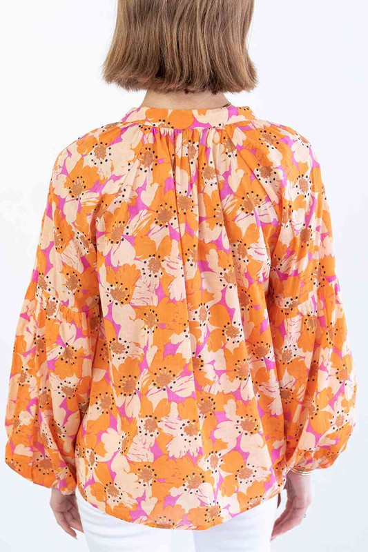 Ashley Balloon Sleeve Blouse