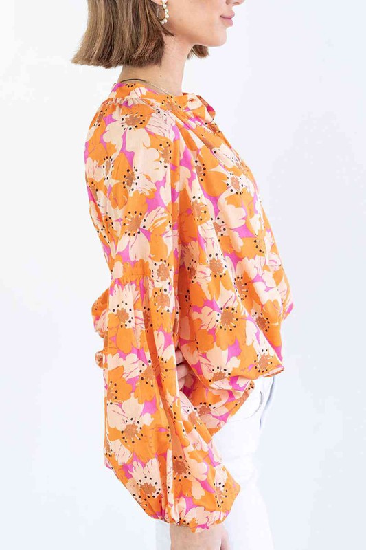 Ashley Balloon Sleeve Blouse