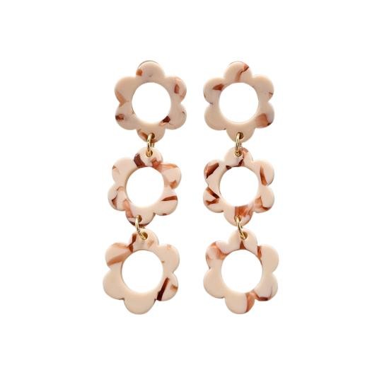 Delilah Peach Earrings