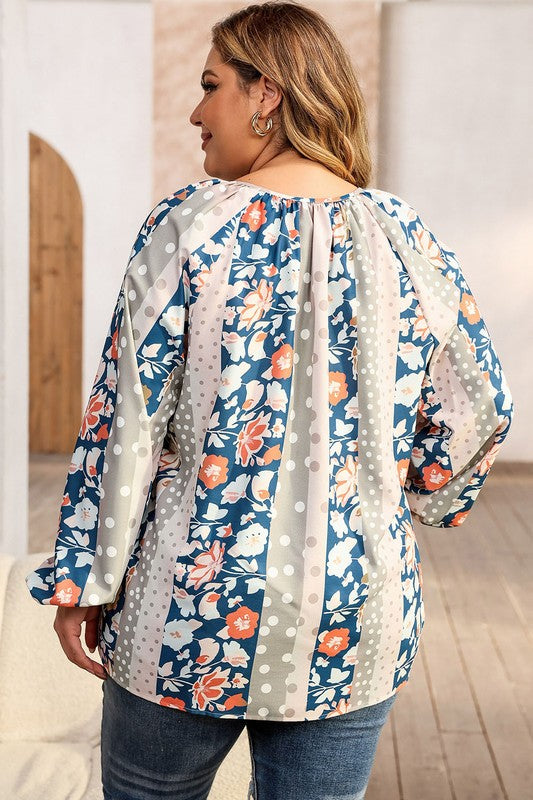 Plus Size Irene Floral Top