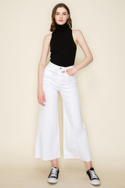 Wide leg, denim pants, jeans, western