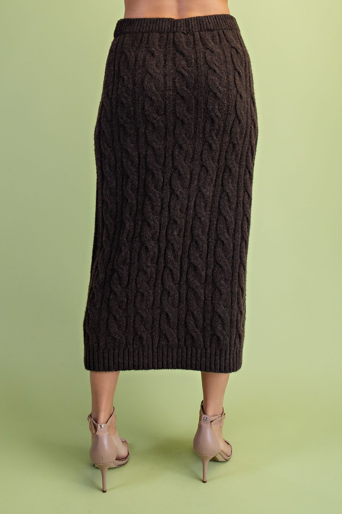 Gigio's Cable-knit Midi Skirt