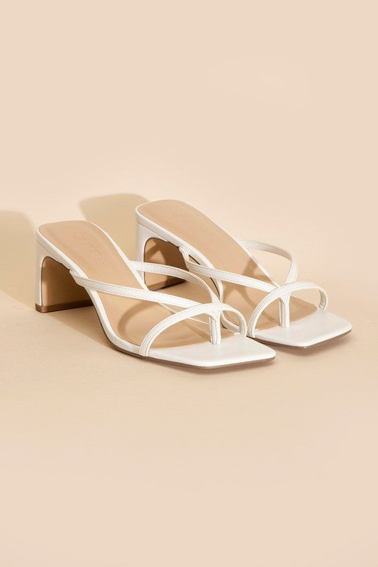 Gadget's Thong Mule Heels