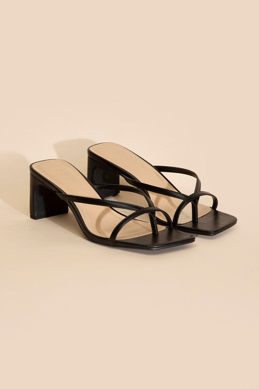 Gadget's Thong Mule Heels