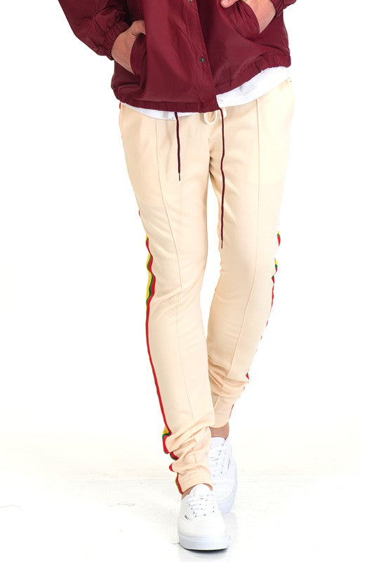 Men's Rasta Taped Track Pants
