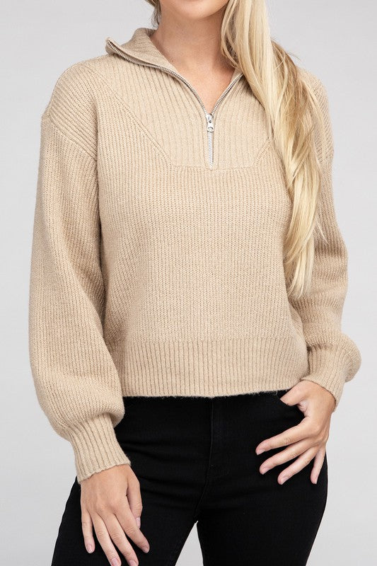 Women's Easy-Wear Half-Zip Pullover