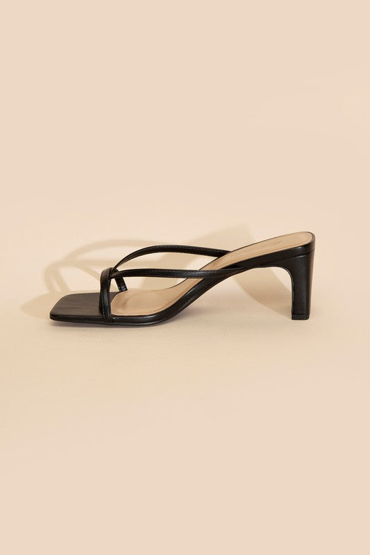 Gadget's Thong Mule Heels