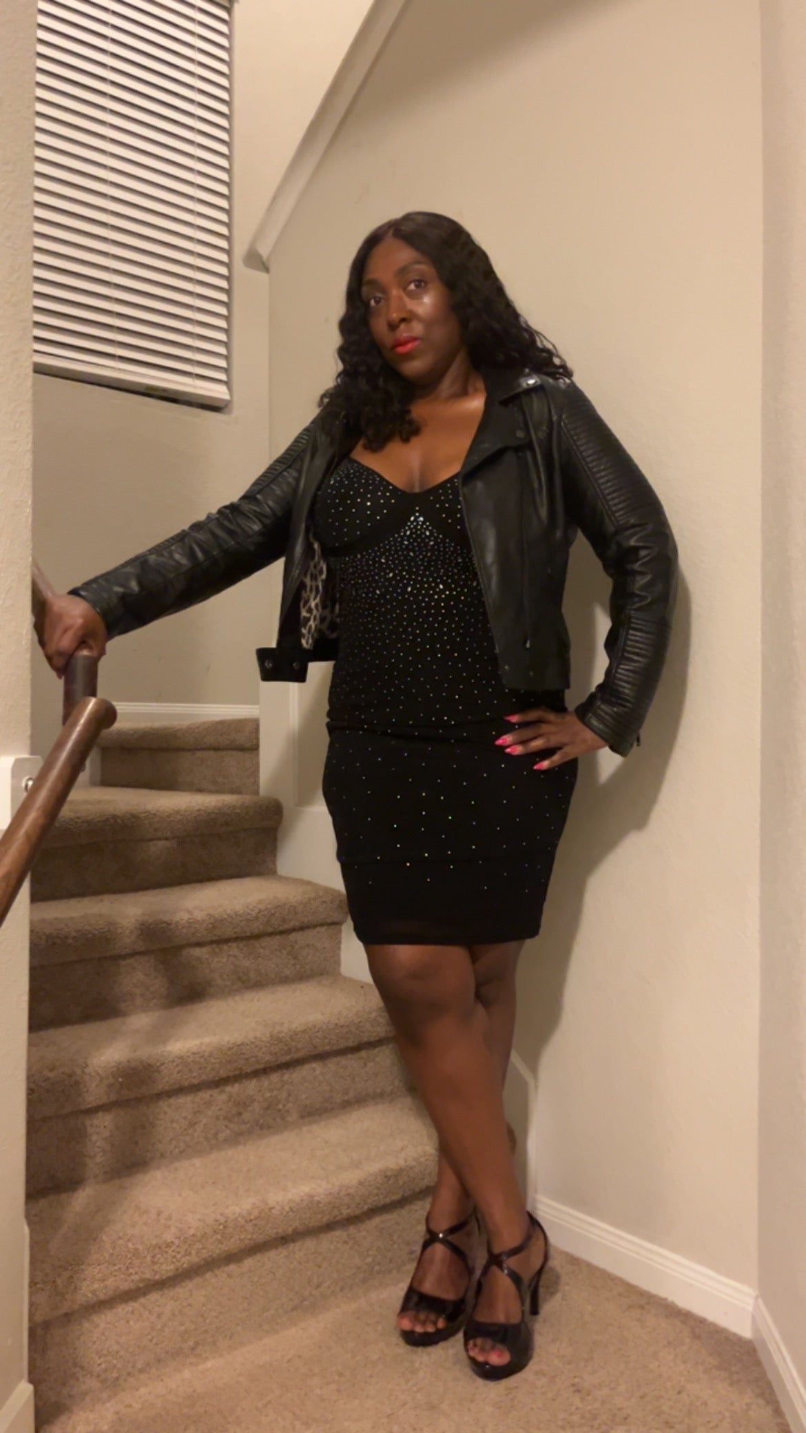 Plus Size Rhinestone Mesh Bustier Dress