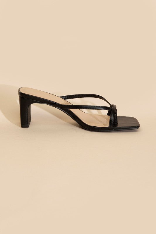 Gadget's Thong Mule Heels