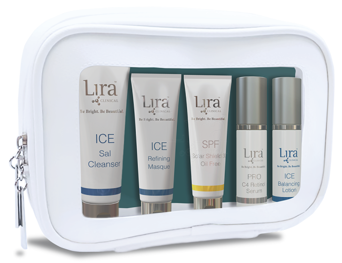 Lira Clinical Acne/Oily Travel + Care Kit
